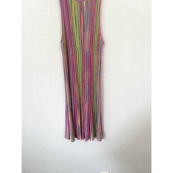 Daily Practice by Anthropologie Ribbed Sweater Mini Dress NWOT Size Medium Pink - Picture 5 of 11